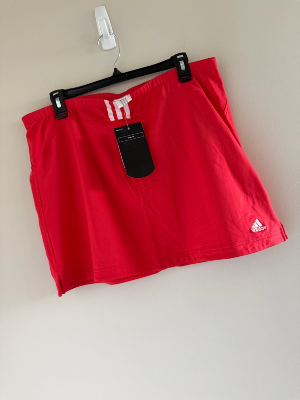 NWT Adidas Climalite Tennis Skirt Red XL Athletic Golf Activewear Stretch Casual